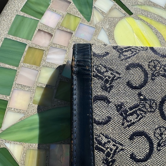 CELINE Vintage Long Wallet in Navy Project - Picture 5 of 11